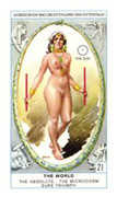 The World Tarot card in Cagliostro deck