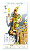 The Emperor Tarot card in Cagliostro deck