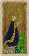 The Star Tarot card in Cary-Yale Visconti Tarocchi Tarot deck