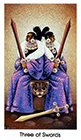 cat-people - Three of Swords
