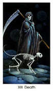 Death Tarot card in Cat People deck