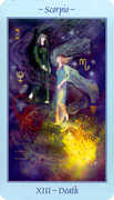 Death Tarot card in Celestial Tarot deck
