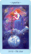 The Star Tarot card in Celestial Tarot deck