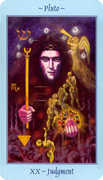 Judgement Tarot card in Celestial deck