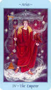 The Emperor Tarot card in Celestial deck