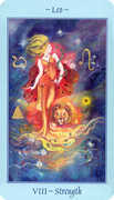 Strength Tarot card in Celestial deck