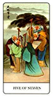 chinese - Five of Staves
