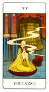 Temperance Tarot card in Chinese deck