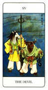 The Devil Tarot card in Chinese Tarot deck