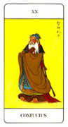 Judgement Tarot card in Chinese deck