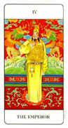 The Emperor Tarot card in Chinese deck