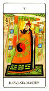 The Hierophant Tarot card in Chinese deck