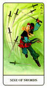 Nine of Swords Tarot card in Chinese Tarot deck