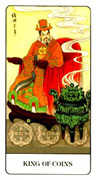 King of Coins Tarot card in Chinese deck