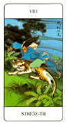 Strength Tarot card in Chinese deck
