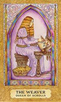 Queen of Swords Tarot card in Chrysalis Tarot deck