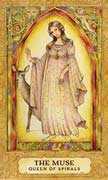 Queen of Wands Tarot card in Chrysalis Tarot deck