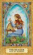 Page of Cups Tarot card in Chrysalis deck