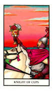 Knight of Cups Tarot card in Connolly Tarot deck