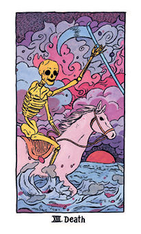 Death Tarot card in Cosmic Slumber Tarot deck