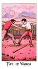 cosmic - Five of Wands
