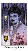 Prince of Cups Tarot card in Cosmic deck