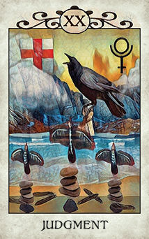 Judgement Tarot card in Crow Tarot Tarot deck