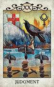 Judgement Tarot card in Crow Tarot deck