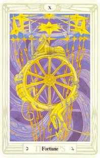 Fortune Tarot card in Crowley Tarot deck