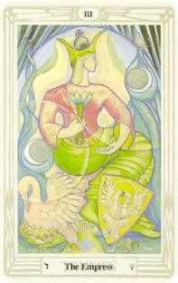 The Empress Tarot card in Crowley Tarot deck