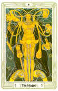 The Magician Tarot card in Crowley deck