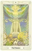 The High Priestess Tarot card in Crowley deck