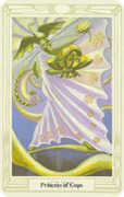 Princess of Cups Tarot card in Crowley Tarot deck