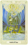 Queen of Cups Tarot card in Crowley deck
