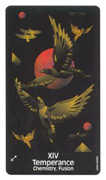 Temperance Tarot card in Crow's Magick Tarot deck