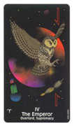 The Emperor Tarot card in Crow's Magick deck