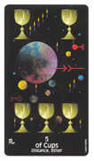 Five of Cups Tarot card in Crow's Magick Tarot deck