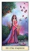 The Empress Tarot card in Crystal Visions deck