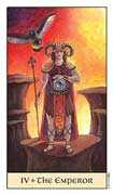 The Emperor Tarot card in Crystal Visions deck