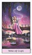 Nine of Cups Tarot card in Crystal Visions deck