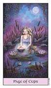 Page of Cups Tarot card in Crystal Visions deck