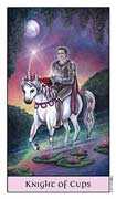 Knight of Cups Tarot card in Crystal Visions Tarot deck