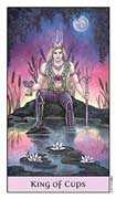 King of Cups Tarot card in Crystal Visions Tarot deck