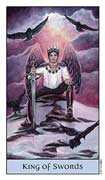 King of Swords Tarot card in Crystal Visions deck
