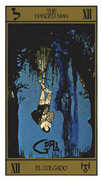 The Hanged Man Tarot card in Salvador Dali deck