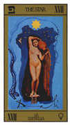 The Star Tarot card in Salvador Dali deck