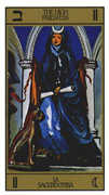 The High Priestess Tarot card in Salvador Dali deck