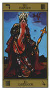 The Emperor Tarot card in Salvador Dali Tarot deck