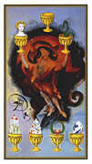 Seven of Cups Tarot card in Salvador Dali deck