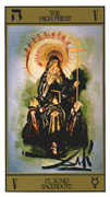 The Hierophant Tarot card in Salvador Dali deck